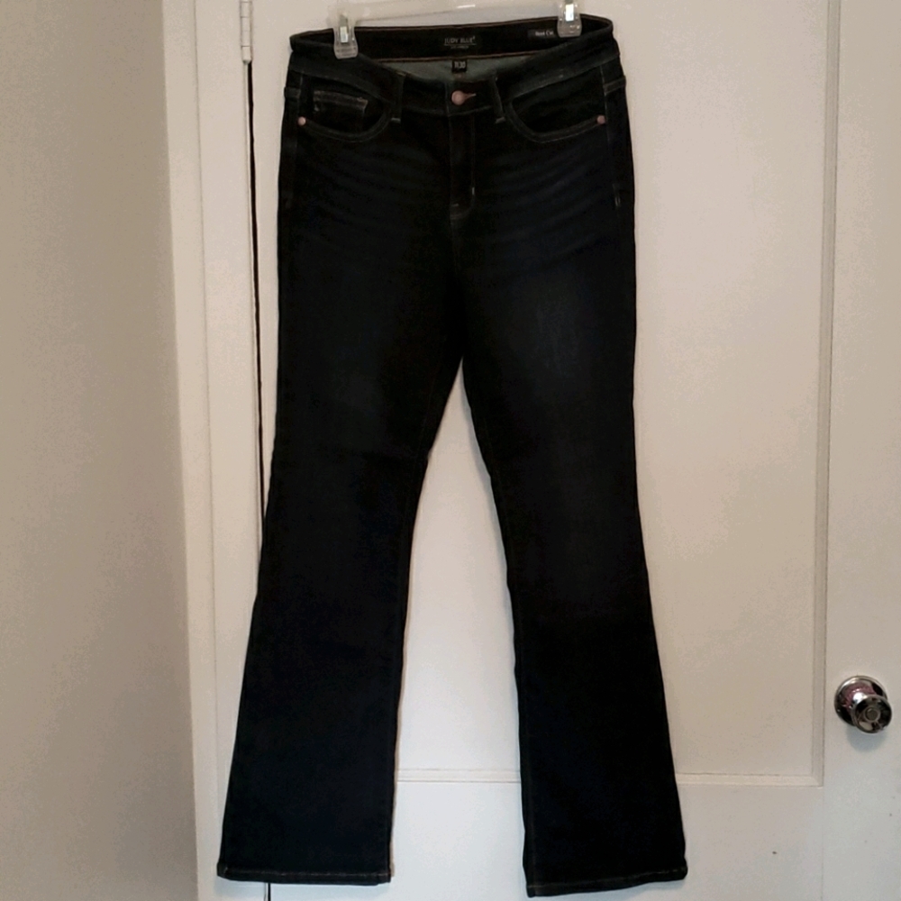 Dark blue jeans